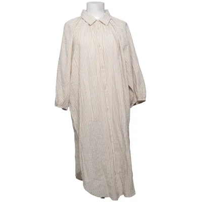 Shirt dress (Beige, White) from Pernilla Wahlgren Design Cotton