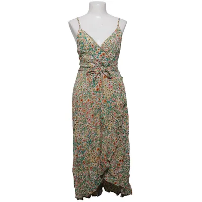 Omlottklänning (Grön, Gul, Rosa) från Jasmine Bomull, Polyester