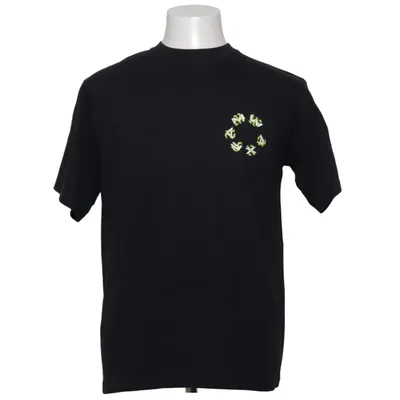 T-shirt (Zwart) van Russell Katoen