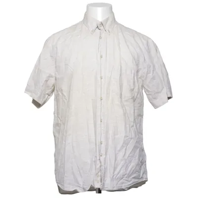 Kortärmad skjorta (Beige) från Oscar of Sweden Bomull, Linne