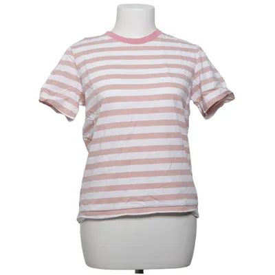 T-shirt (Pink, Hvid) fra Arket Bomuld