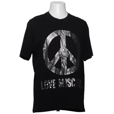 T-shirt (Zwart) van Love Moschino Katoen, Elastaan