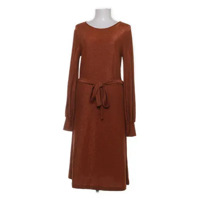 Dress (Brown) from Reken Maar Elastane, Metallic fiber, Polyamide