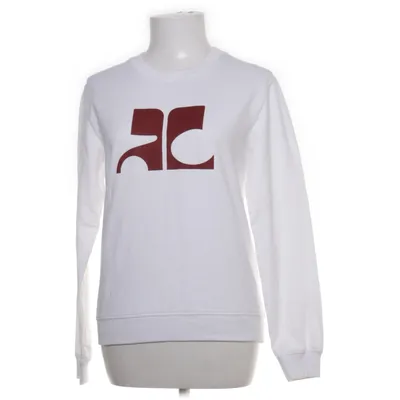 Collegetröja (Vit) från Courrèges Bomull, Elastan