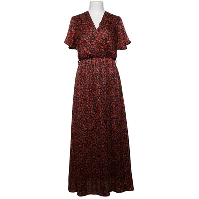 Maxi jurk (Zwart, Rood, Meerkleurig) van Miss Sara Polyester