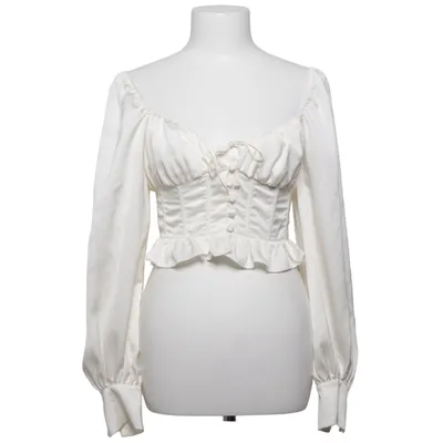 Crop top (Vit) från For Love & Lemons Elastan, Återvunnen polyester