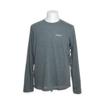 Langærmet t-shirt (Grøn) fra Patagonia Polyester
