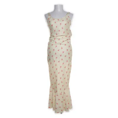 Långklänning (Gul, Flerfärgad) Bomull, Polyester