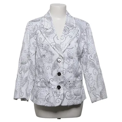 Blazer (White, Black) from San Antonio Acetate, Cotton, Elastane