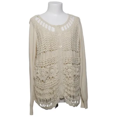 Cardigan (Beige) fra Indiska Akryl, Bomuld