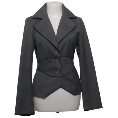 Blazer (Grijs) van Minus Elastaan, Polyester, Wol