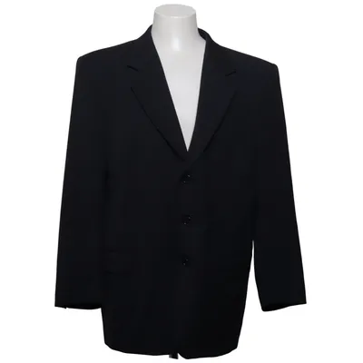 Blazer (Black) from Giovani Polyester, Viscose, Wool