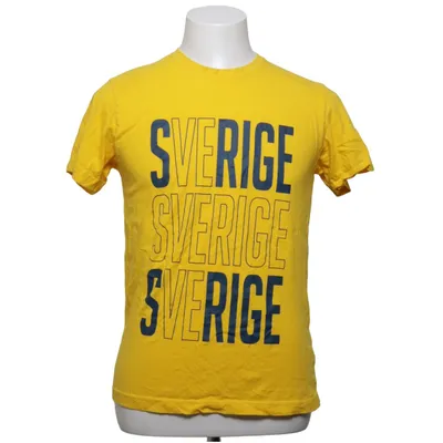 T-shirt (Gul, Blå) fra Intersport Bomuld