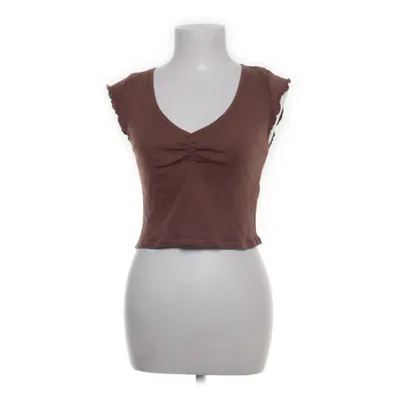 Crop top (Brun) från Organic Basics Elastan, Ekologisk bomull