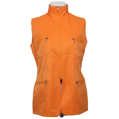 Outer vest (Orange) from Maglia Acetate, Cotton, Polyester