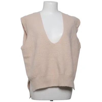 Pull sans manches (Beige) de Marta du Chateau Cachemire, Polyester