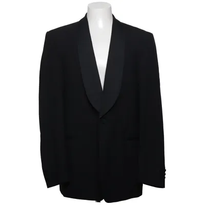 Tuxedo jacket (Black) from Long John Viscose, Wool