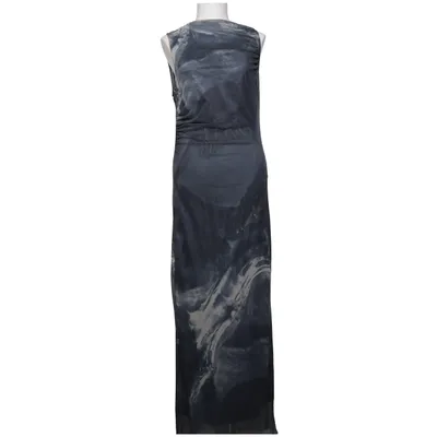 Långklänning (Grå, Vit) från Pull & Bear