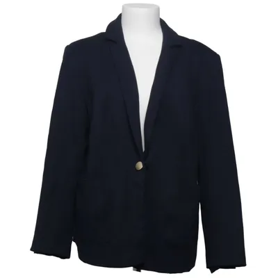 Blazer (Blue) from Next Tailoring Cotton, Elastane, Polyamide, Polyester