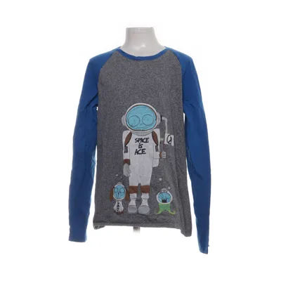 Långärmad t-shirt (Blå, Grå) från Little Marc Jacobs Bomull