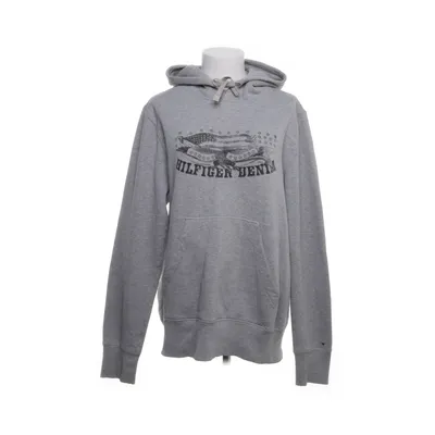 Huvtröja (Grå) från Hilfiger Denim Bomull, Polyester