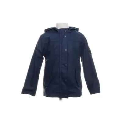 Rain jacket (Blue) from Pocopiano Polyester, Polyurethane, Cotton