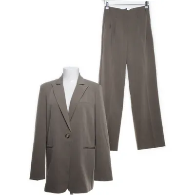 Suit (Brown, Beige) from NA-KD Acetate, Elastane, Yak wool, Polyester, Viscose