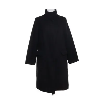 Coat (Black) from Promiss Polyester, Wool