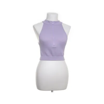 Crop top (Lila) från PrettyLittleThing Elastan, Polyamid