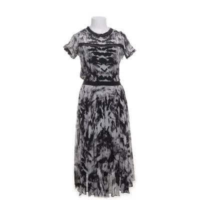 Maxikjole (Sort, Hvid) fra Karen Millen Polyester, Silke