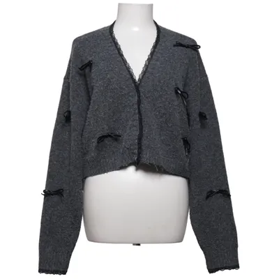 Cardigan (Gris, Noir) de Loavies Polyester, Viscose, Laine
