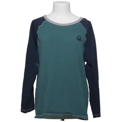 Baseball T-shirt (Blue, Green) from United Colors of Benetton Cotton