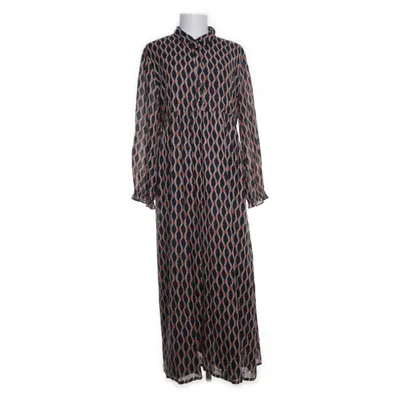 Maxi jurk (Zwart, Meerkleurig) van Maison Hotel Katoen, Viscose