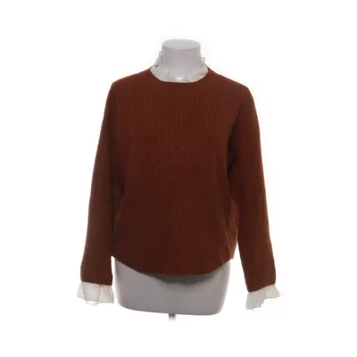Pull-over (Marron, Blanc) de Luzabelle Acrylique, Coton, Viscose