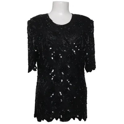 Haut (Noir) de Frank Usher Polyester, Soie