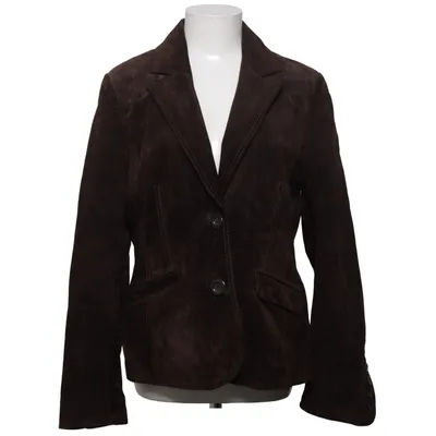 Blazer en cuir (Marron) de Cue Cuir
