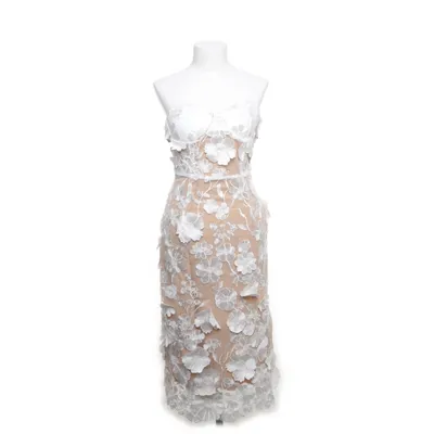 night dress white Women’s Mulberry Silk White Cosette Night Dress with Lace