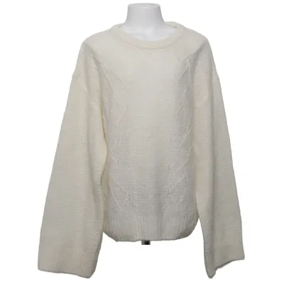 Tröja (Vit) från Gina Tricot Akryl, Alpackaull, Polyamid