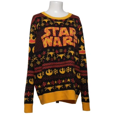 Julesweater (Gul, Orange, Sort) fra EMP Akryl