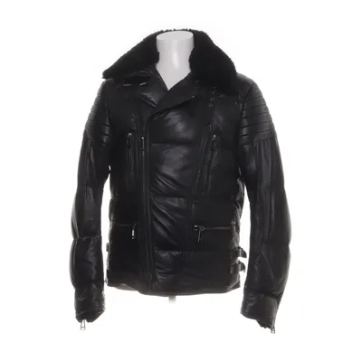 Bikerjacka (Svart) från Belstaff Acetat, Kupro, Skinn