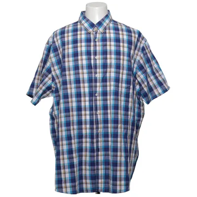 Short sleeve shirt (Blue, White, Multicolored) from Brax Cotton