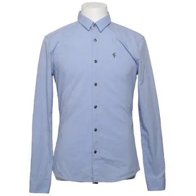 Shirt (Blauw) van Father & Sons Katoen, Elastaan, Polyamide