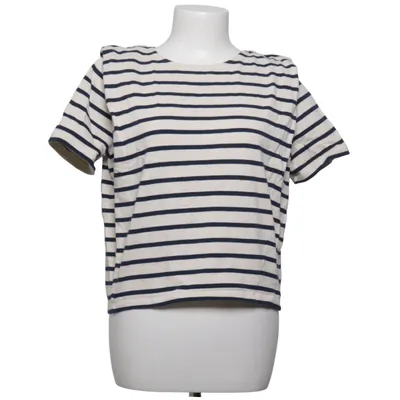 T-shirt (Hvid, Blå) fra Sézane Økologisk bomuld
