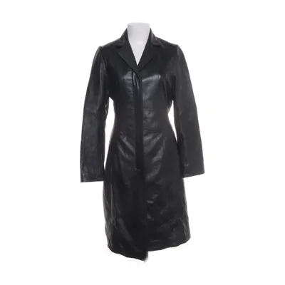 Leren jas (Zwart) van Hennes Collection Leer, Polyester