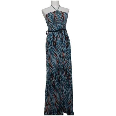 Maxi jurk (Blauw, Meerkleurig) van Flame