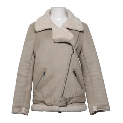 Veste en peau de mouton retournée (Beige) de Zara Woman Outerwear Polyester