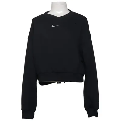 Sweatshirt (Zwart) van Nike Yoga Elastaan, Polyester