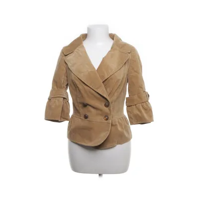 Kavaj (Brun) från Zara Basic Bomull, Elastan