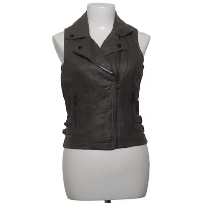 Biker gilet (Grijs) van Soyaconcept Polyester, Polyurethaan