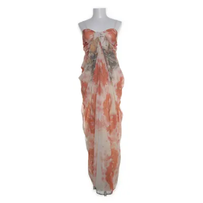 Abendkleid (Rot, Beige, Mehrfarbig)